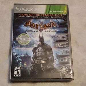 Batman Arkham Asylum Game Of The Year Edition Xbox 360